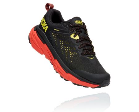 Hoka One One Challenger ATR 6 GORE-TEX Barbati - Adidasi Alergare Negrii / Verzi | RO-DiSmqj4